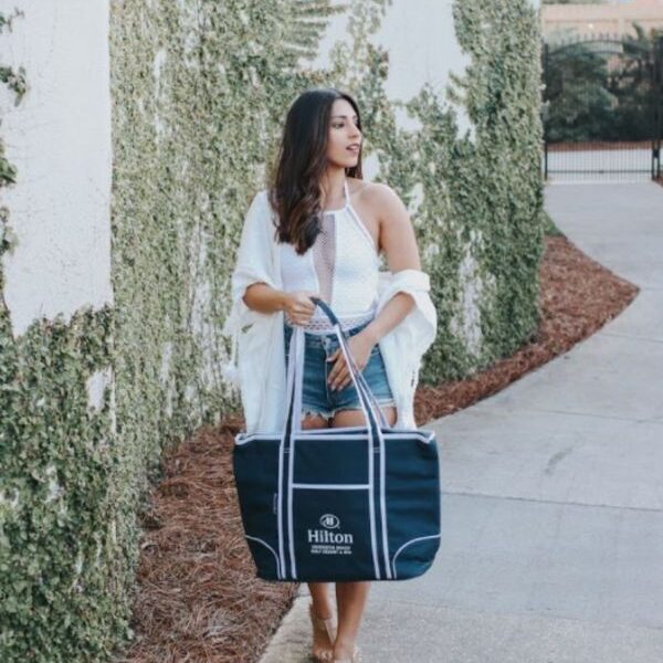 Girl Holding a Bag