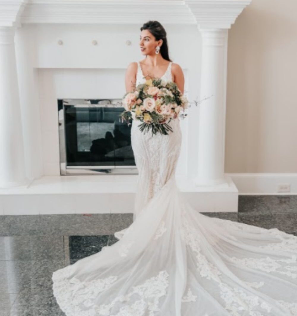 Girl On Wedding Dress