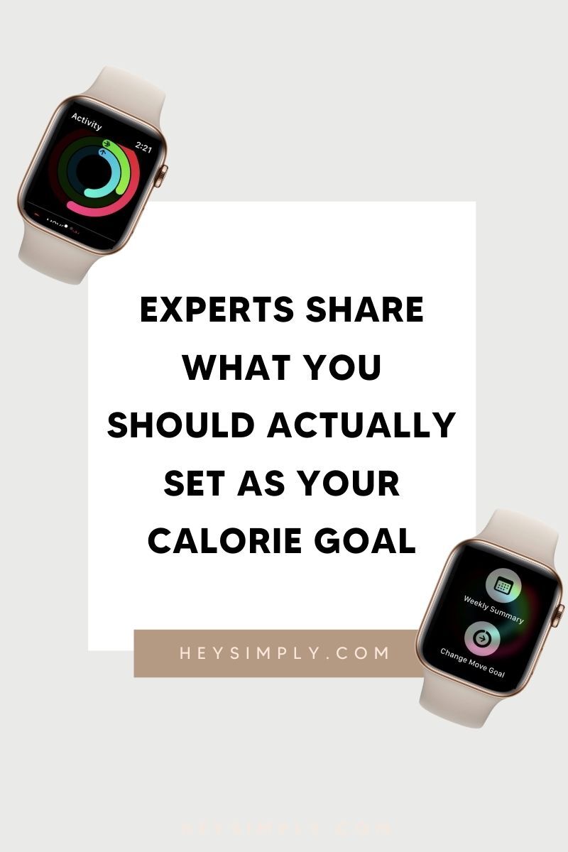 apple watch activity settings to lose weight